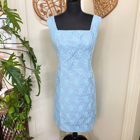 Dresses & Skirts - Vintage 60s Floral 2 Piece Sheath Dress